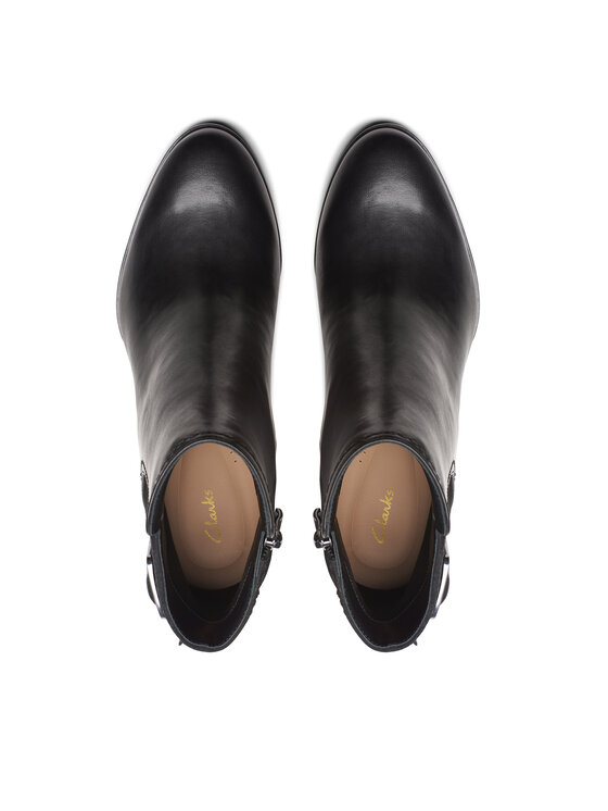 Clarks Ботильйони Clarks Freva 85 Buckle 26174749 Чорний