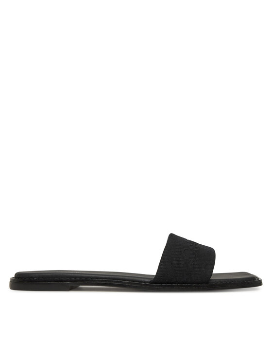 Calvin Klein Şlapi Calvin Klein Flat Slide - He HW0HW02378 Negru