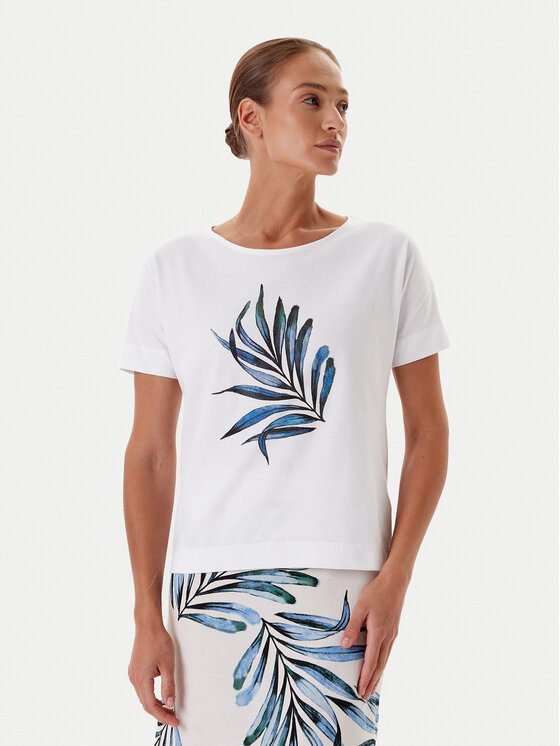 TATUUM Tatuum T-shirt Lali 5 T2509.112 Bijela Relaxed Fit