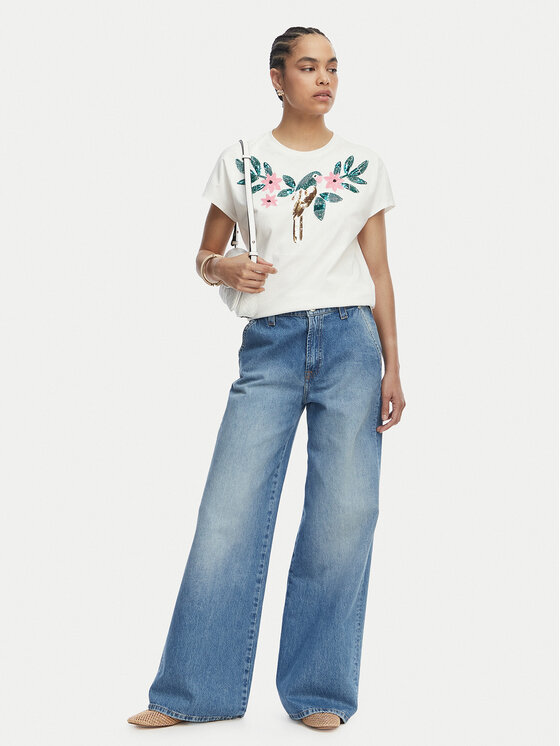 LOLA CASADEMUNT LOLA CASADEMUNT Camiseta MS2615004 Blanco Regular Fit
