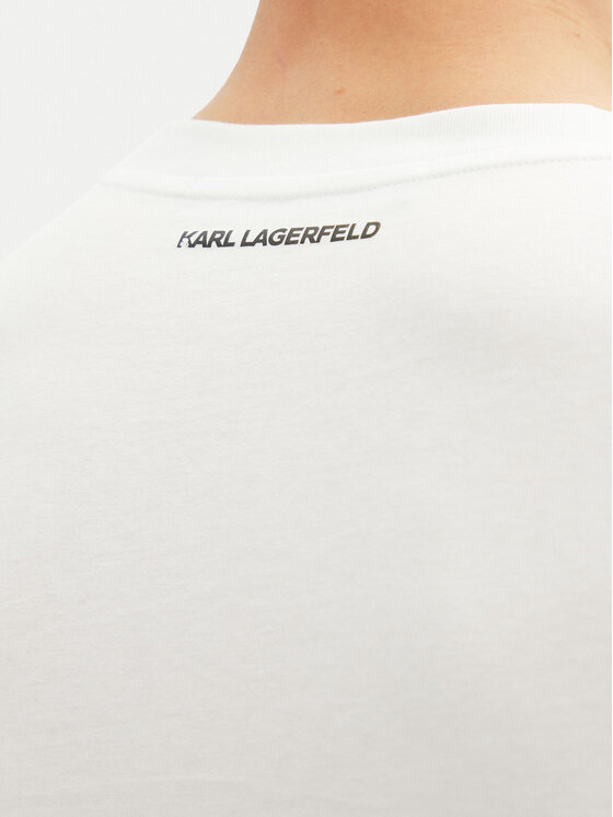 KARL LAGERFELD KARL LAGERFELD T-shirt 755061 552241 Bianco Regular Fit