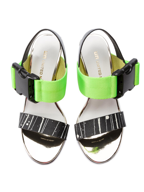 United Nude Sandali United Nude Molten Sandal Hi 1043859327144 Črna