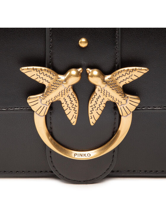 PINKO Torbica Pinko Love Mini Icon Simply 4 C PE 21 PLTT 1P221P Y6XT Crna