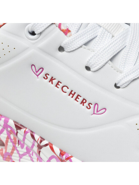 Skechers Снікерcи Skechers Uno Loving Love 155506/WRPK Білий