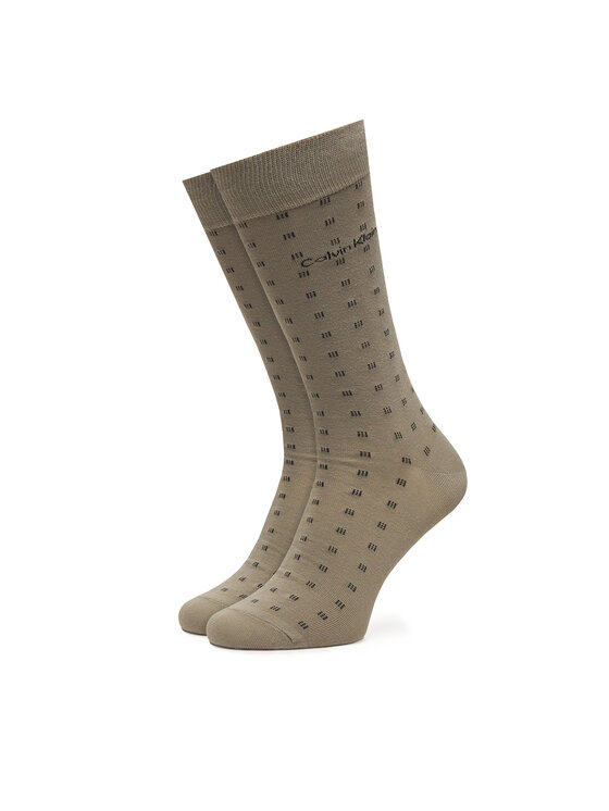 Calvin Klein Șosete lungi Calvin Klein 701241207 Bej