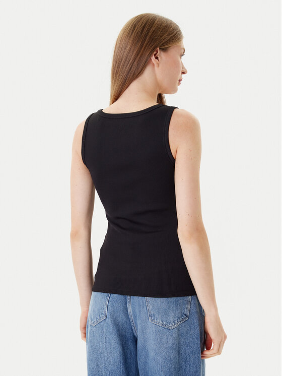 Guess Guess Felső W5YP00 KCXJ2 Fekete Regular Fit
