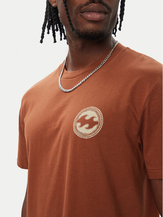 Billabong Billabong Camiseta EBYZT00605 Marrón Regular Fit