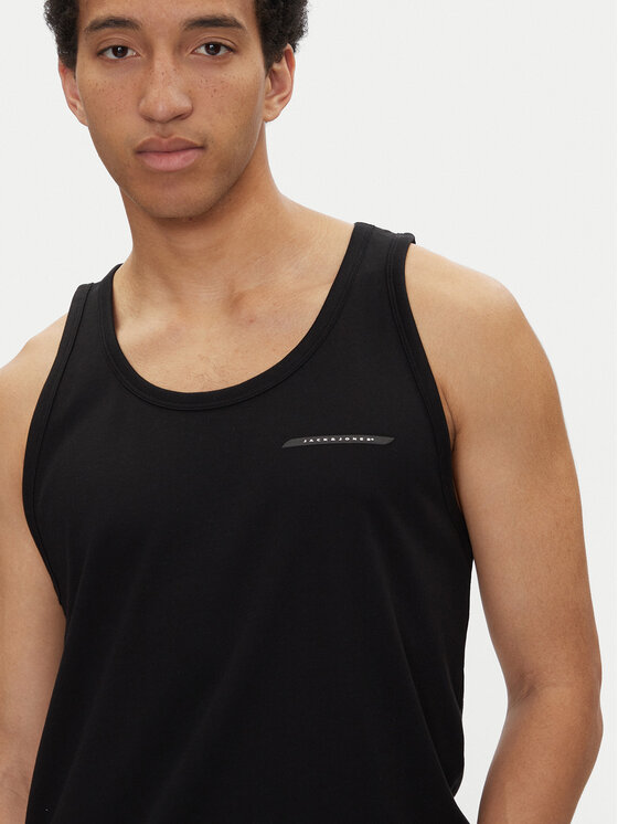 Jack & Jones Jack & Jones Майка Fusion 12276614 Чорний Regular Fit