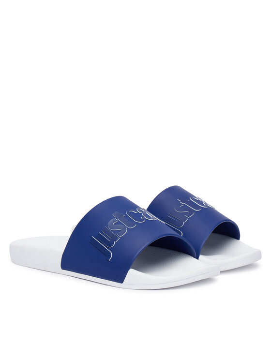 Just Cavalli Шльопанці Just Cavalli 80QA3SZ1 ZSE50 Голубий