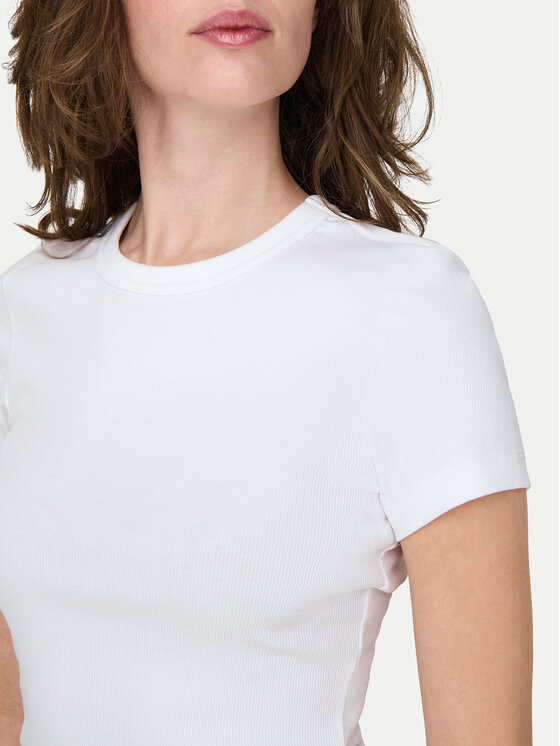 ONLY ONLY Футболка Val 15339774 Білий Slim Fit
