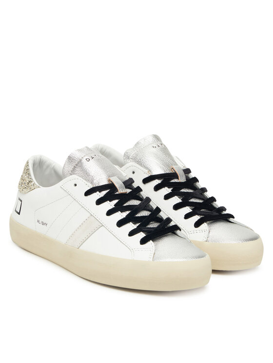 D.A.T.E. Zapatillas D.A.T.E. Hill Low Shiny W431-HL-SH Blanco