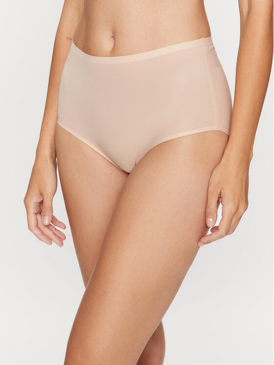 Chantelle Chantelle Mutande classiche a vita alta Sofstretch C26470 Beige