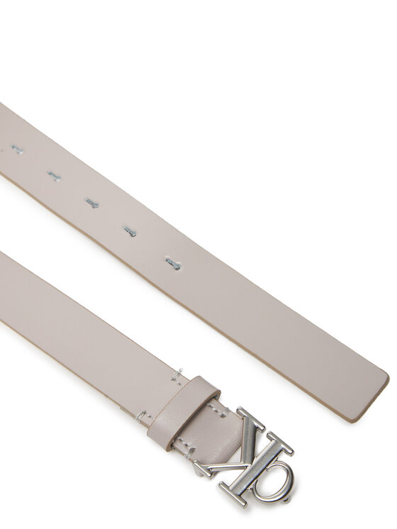 Calvin Klein Ženski pas Calvin Klein Monogram Plaque Buckle 25Mm LV04K7017G Bela