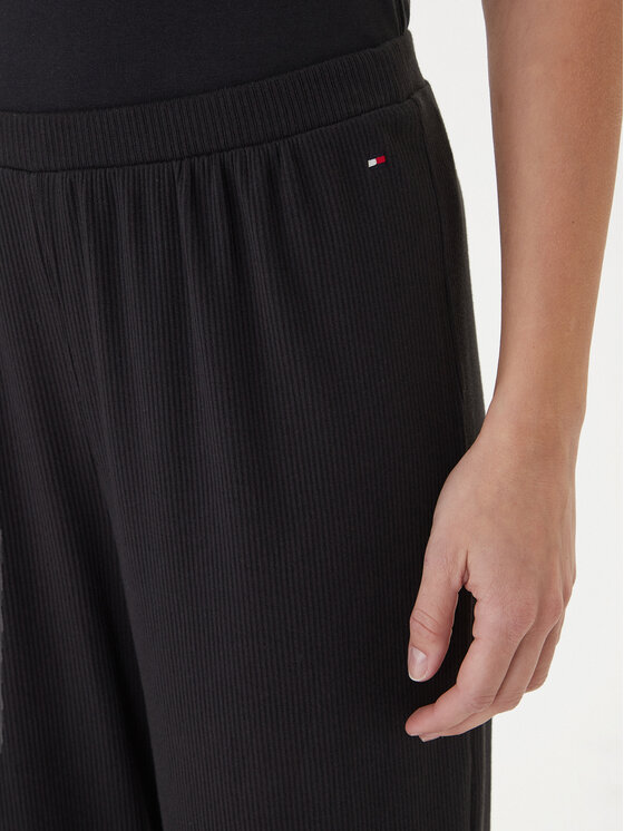 Tommy Hilfiger Tommy Hilfiger Pantalones de pijama UW0UW06074 Negro Regular Fit