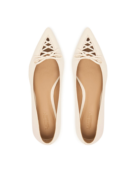 LAUREN RALPH LAUREN Балеринки LAUREN RALPH LAUREN 802P06376003 Бял