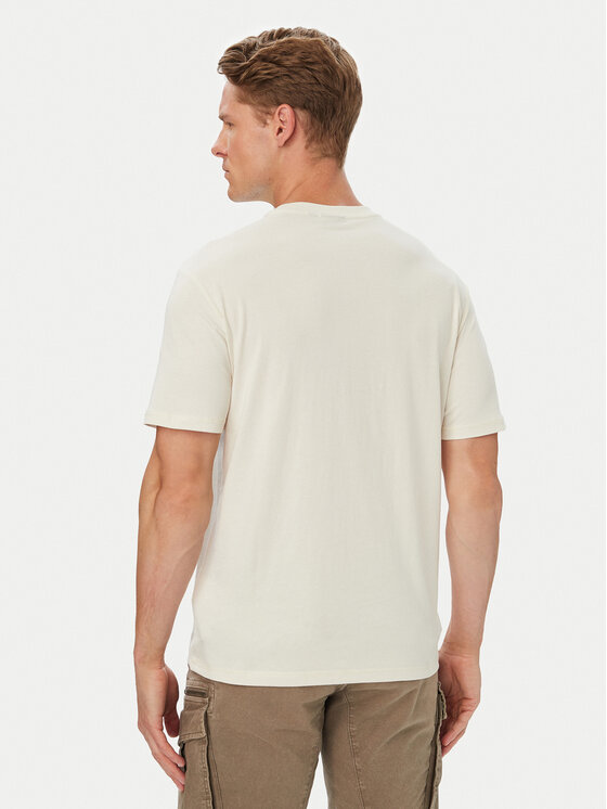 Napapijri Napapijri Camiseta S-Flag Tiki Ss NP0A8A6IN1A1 Blanco Regular Fit