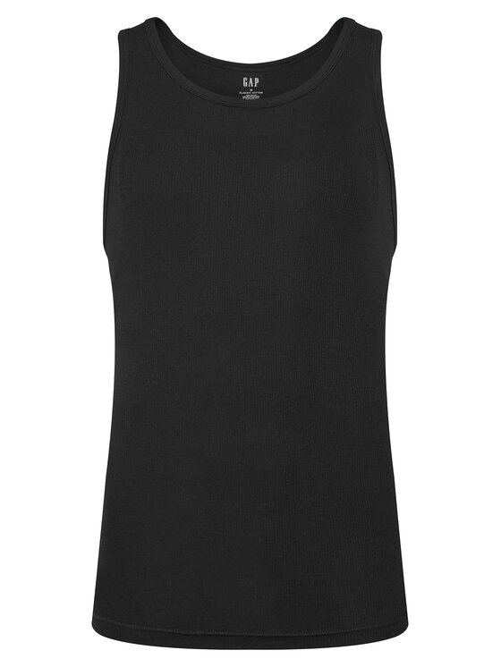 Gap Gap Комплект майок без рукавів 483958-01 Чорний Regular Fit