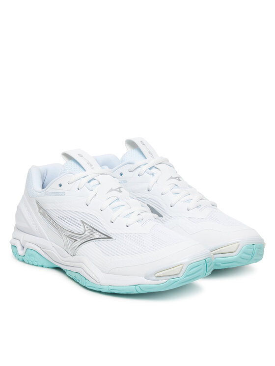 Mizuno Παπούτσια Σάλας Mizuno Wave Stealth 6 X1GB2430 Λευκό