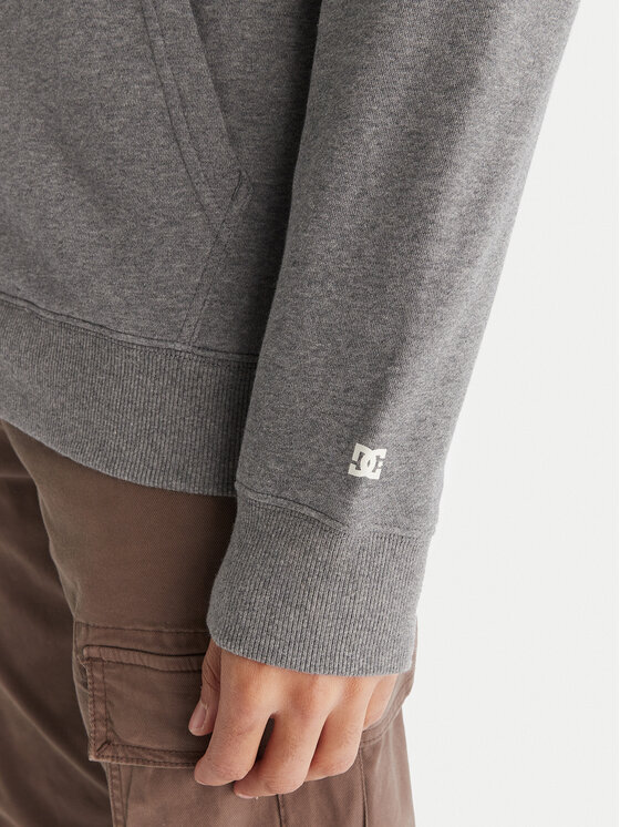 DC Shoes DC Shoes Džemperis Baseline ADYFT03389 Pilka Regular Fit