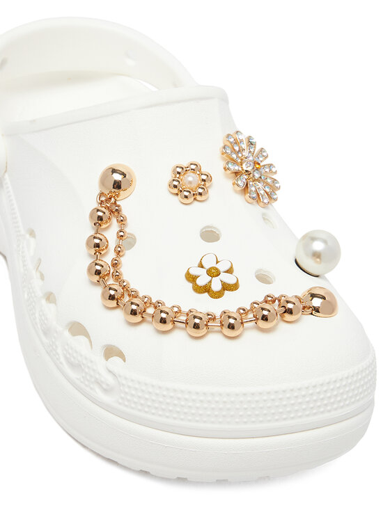 Crocs Apavu rotājums Crocs PRETTY IN GOLD 5 PACK 10014866 Zelta