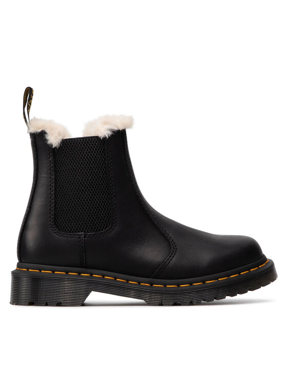 Dr. Martens Kotníková obuv s elastickým prvkem Dr. Martens 2976 Leonore 21045001 Černá