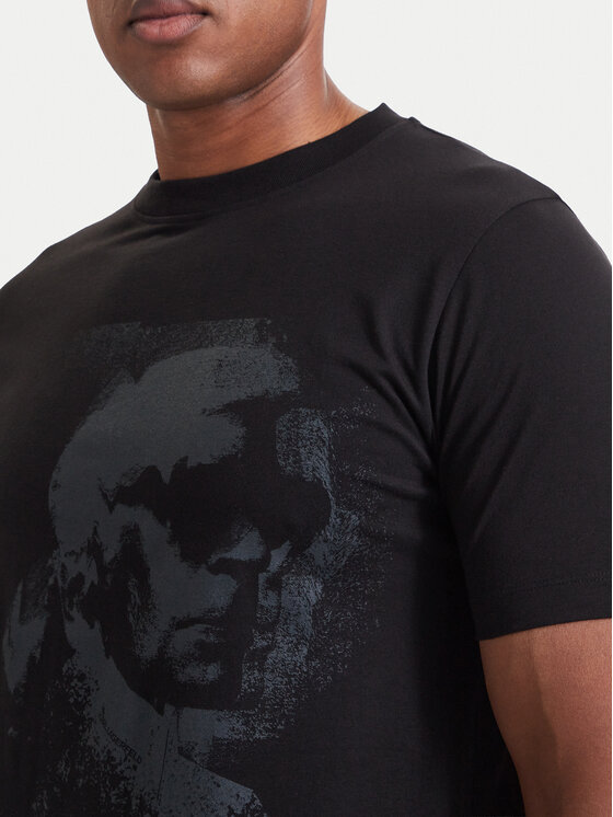 KARL LAGERFELD KARL LAGERFELD Camiseta 755063 564242 Negro Regular Fit