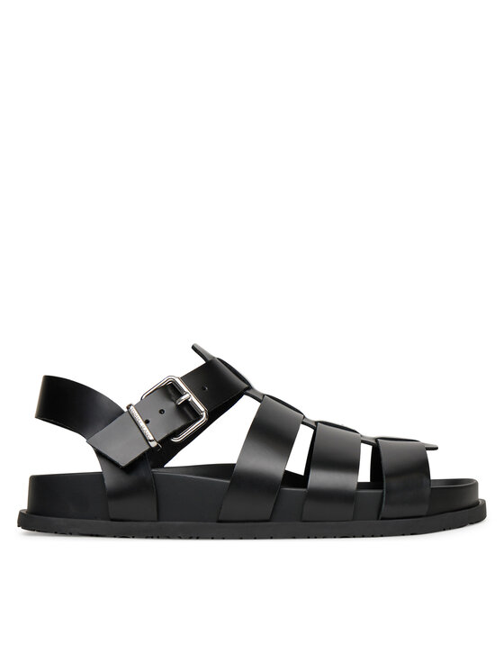 Tommy Jeans Sandały Tommy Jeans Tjw Fisherman Patent Sandal EN0EN02874 Czarny