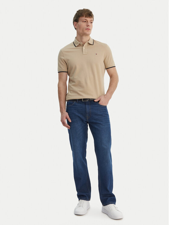 Tommy Hilfiger Tommy Hilfiger Polo Pique MW0MW42749 Beis Regular Fit