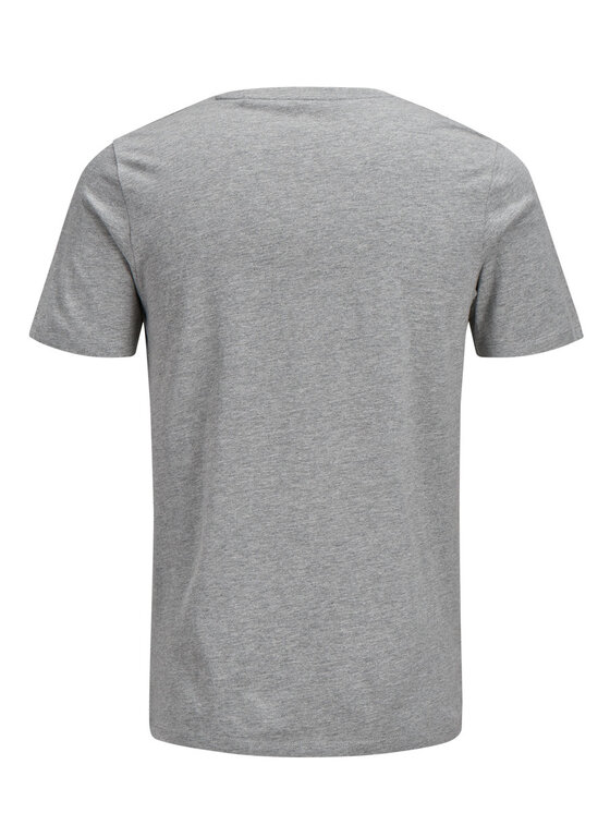Jack & Jones Jack & Jones Marškinėliai Corp Logo 12137126 Pilka Slim Fit