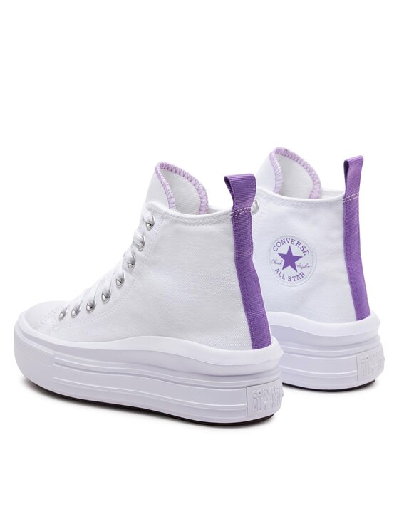 Converse Plátěnky Converse Chuck Taylor All Star Move Platform A03667C Bílá