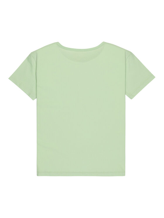 Roxy Roxy Majica Lily Vintage ERGZT04140 Zelena Regular Fit