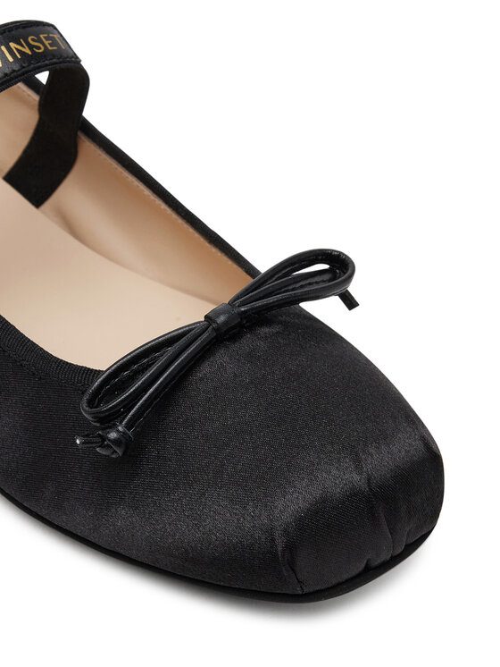 TWINSET Baleríny TWINSET 251GCJ022 S Čierna