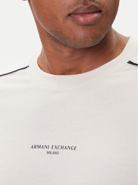 Armani Exchange Armani Exchange Camiseta XM001360 AF10358 U1013 Écru Regular Fit