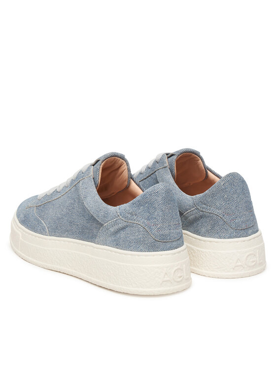 AGL Снікерcи AGL Giuly Lace UP D946001PGKA286E892 Голубий