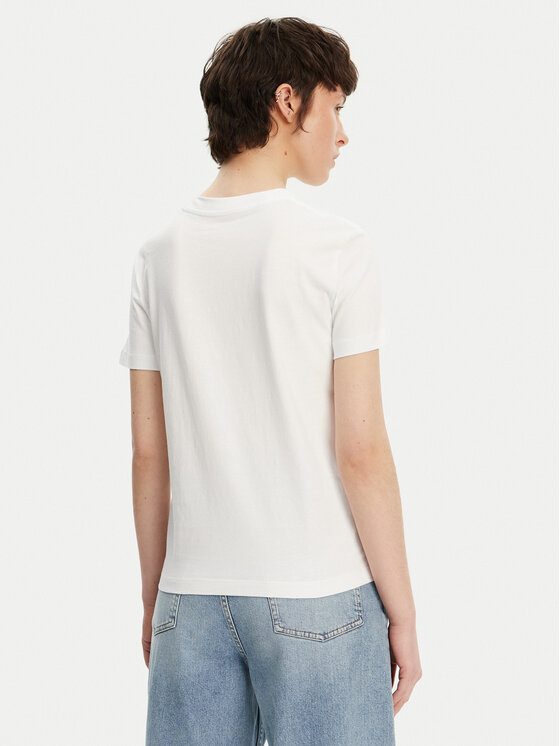 Calvin Klein Jeans Calvin Klein Jeans Póló Shadow Graphic J20J225545 Fehér Regular Fit