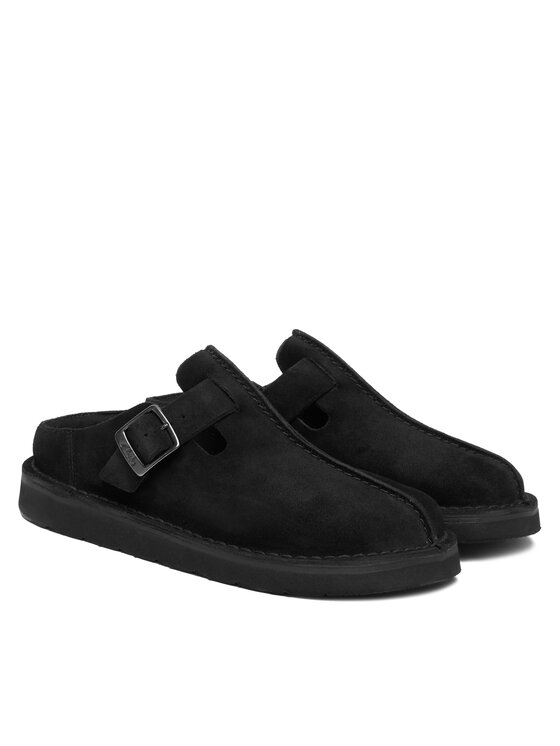 Clarks Чехли Clarks Solsbury Mule. 26184167 Черен