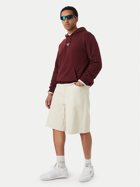 Reebok Reebok Pulóver RK25550CCM Bordó Regular Fit