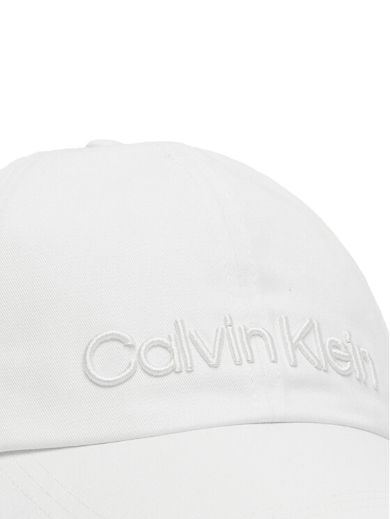 Calvin Klein Kepurė su snapeliu Calvin Klein K50K505737 Balta