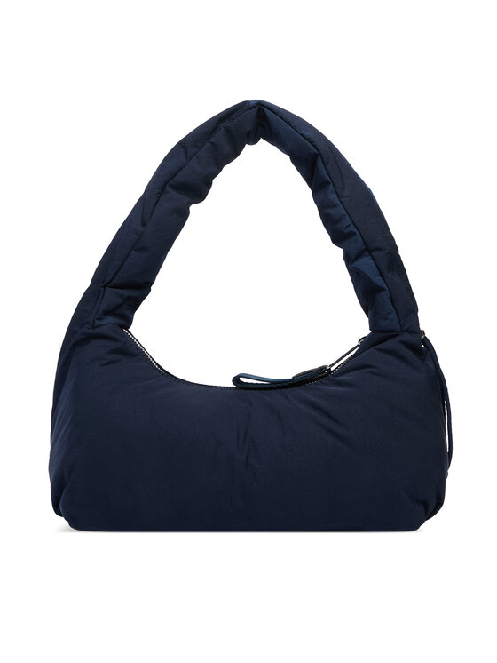 Tommy Jeans Τσάντα Tommy Jeans Metal Logo Padded Strap Shoulder Bag AW0AW18583 Σκούρο μπλε