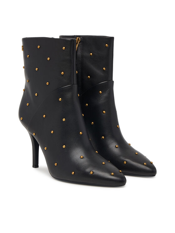 Tommy Hilfiger Stiefeletten Tommy Hilfiger High Heel Ankle Boot With Studs FW0FW09558 Schwarz