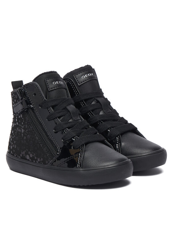 Geox Laisvalaikio batai Geox J Gisli Girl J664ND 0AU02 C9999 M Juoda