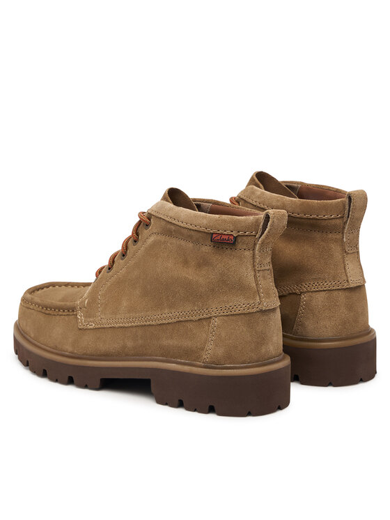 Clarks Trzewiki Clarks Cleyhill Hi 26320158 Beżowy ciemny