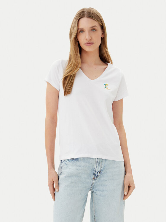 Pieces Pieces Футболка Tilly 17157705 Білий Regular Fit