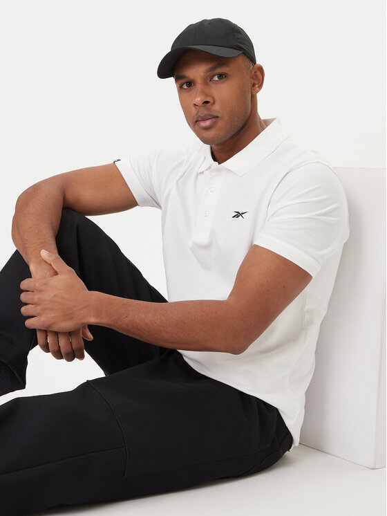 Reebok Reebok Polo Breen RK25562CCM Blanco Regular Fit