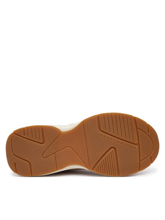 Tommy Hilfiger Superge Tommy Hilfiger Th Modern Sporty Runner Leather FW0FW09590 Bež