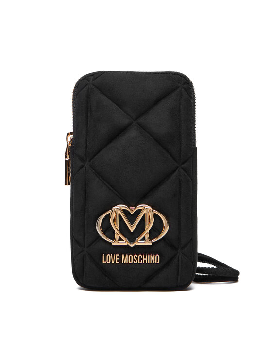 LOVE MOSCHINO Telefona somiņa LOVE MOSCHINO JC5645PP0NKE0000 Melns