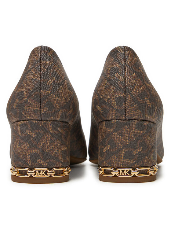MICHAEL Michael Kors Обувки на ток MICHAEL Michael Kors June Flex Mid Pump 40T4JUMP1B Кафяв