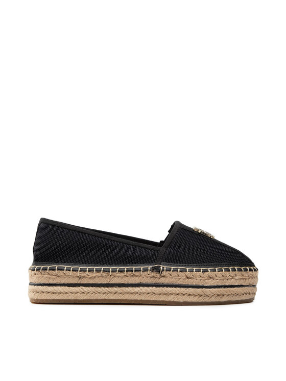 Tommy Hilfiger Εσπαντρίγιες Tommy Hilfiger Th Mesh Flatform Espadrille FW0FW05789 Μαύρο