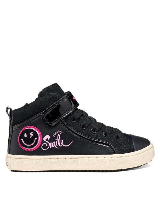 Geox Sneakersy Geox J Kalispera Girl J744GI 5402 C0922 D Czarny