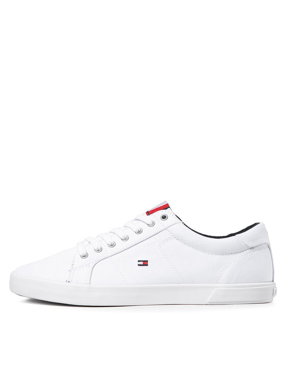 Tommy Hilfiger Sneakersy Tommy Hilfiger Iconic Long Lace Sneaker FM0FM01536 Biały